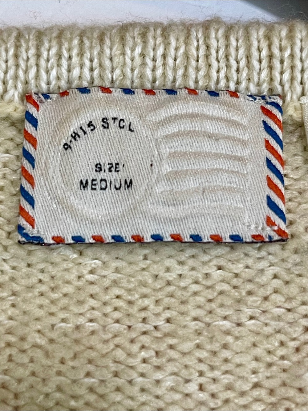 Anthropologie Fair Isle Nordic Sweater Medium Boho Cottagecore - Picture 6 of 8
